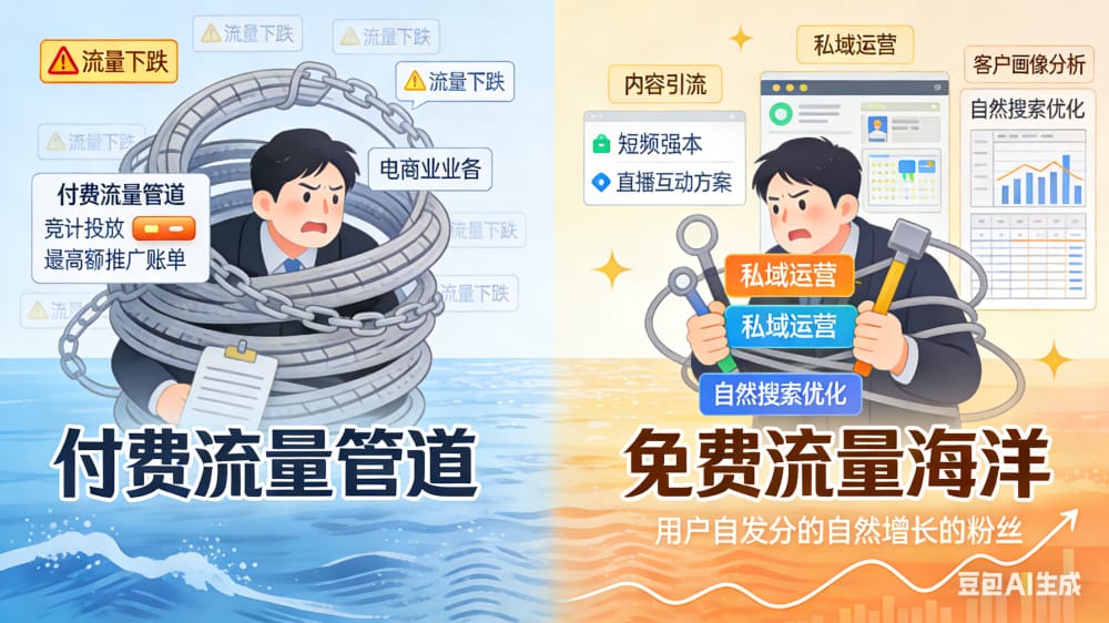 你敢突破电商流量的“付费依赖症”吗？