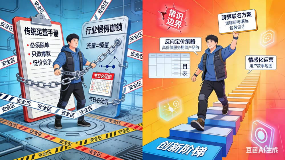 你敢突破电商运营的”常识边界”吗？